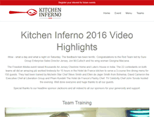Tablet Screenshot of kitcheninferno.com